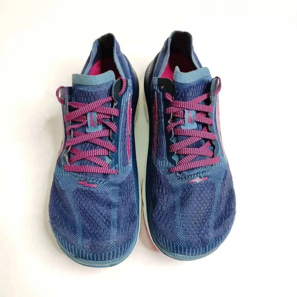Altra Pink and Blue Athletic Shoes with Wide Toe Box - Picture 4 of 9